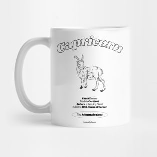 Capricorn Zodiac Design Mug